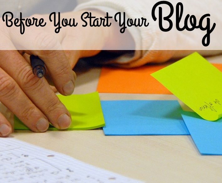 Things to Consider Before You Start Your Blog