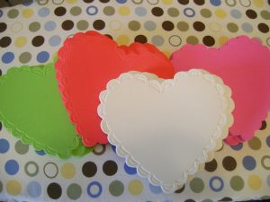 foam hearts