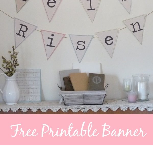 Printable Banner for Easter