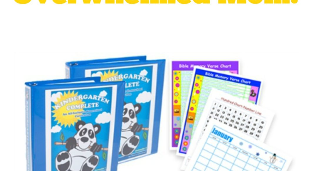 Perfect Kindergarten Curriculum for the overwhelmed homeschooling mom