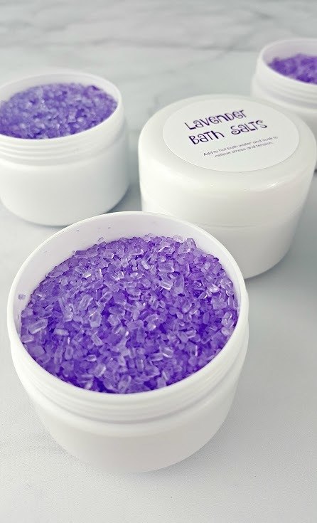 Lavender Bath Salts - Homemade Spa Gift!