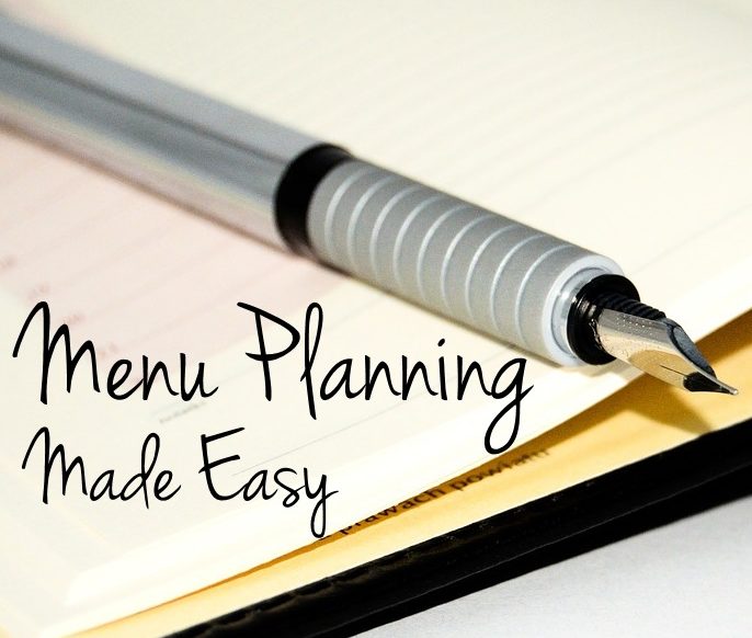 Menu Planning Made Easy - It doesn't have to take forever or be complicated. This will save our family so much time and help us eat healthier too!