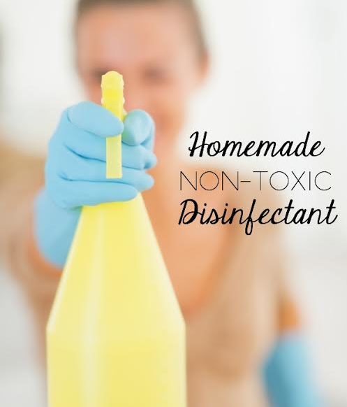 Homemade Non-Toxic Disinfectant - This is really easy and do-able!