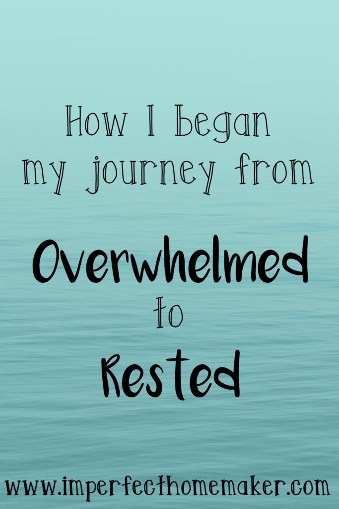 My journey from overwhelmed to rested | @mbream