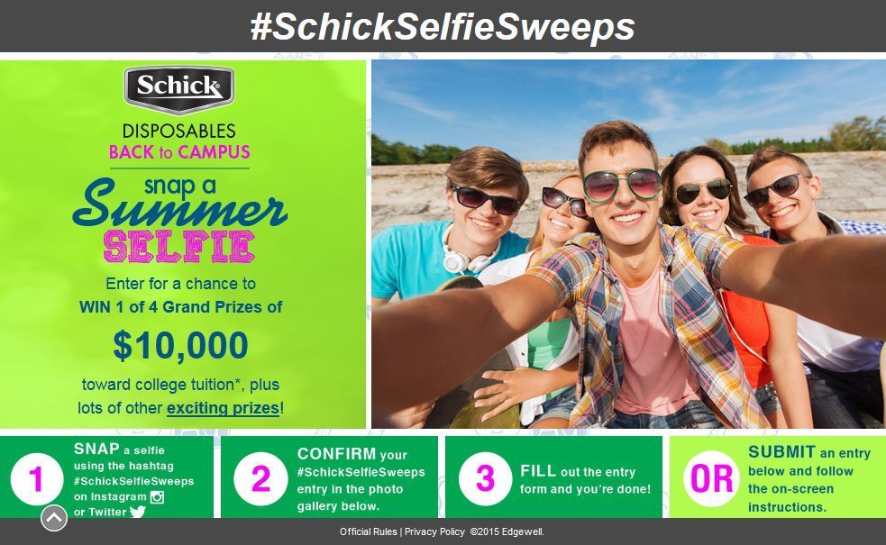 Schick Selfie Sweeps