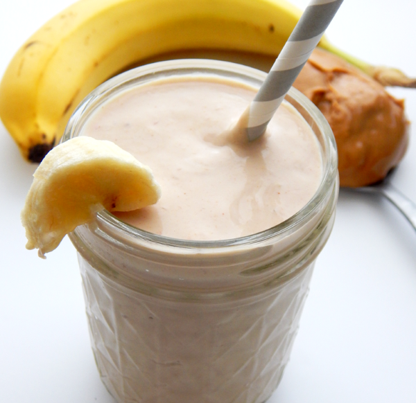 Peanut Butter Banana Protein Smoothie. Kid approved!